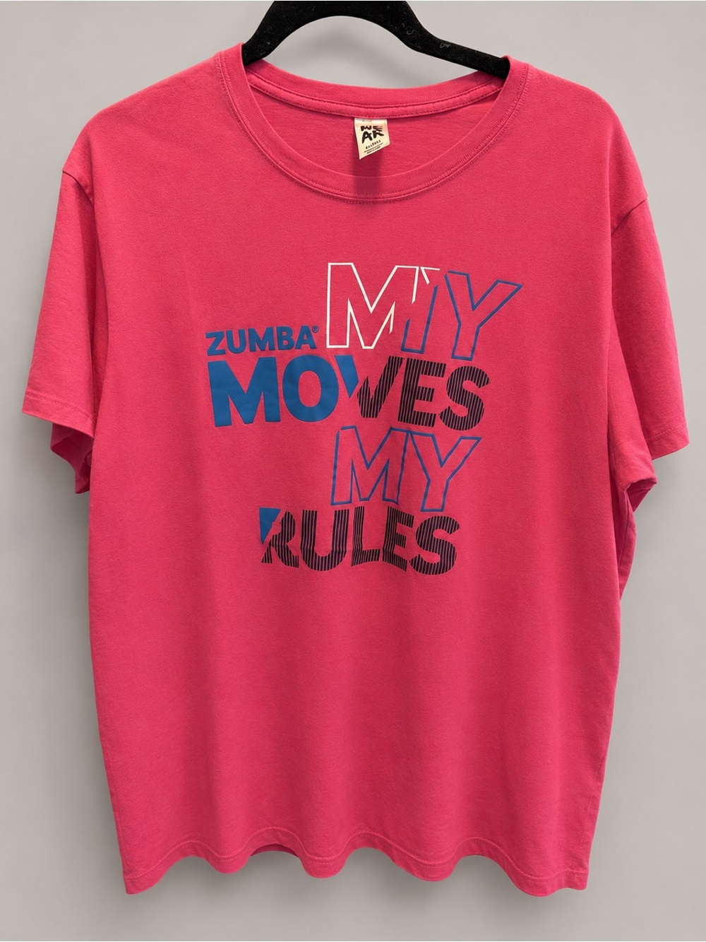 Zumba Fitness Hot Pink 'My Moves My Rules' Graphic Tee